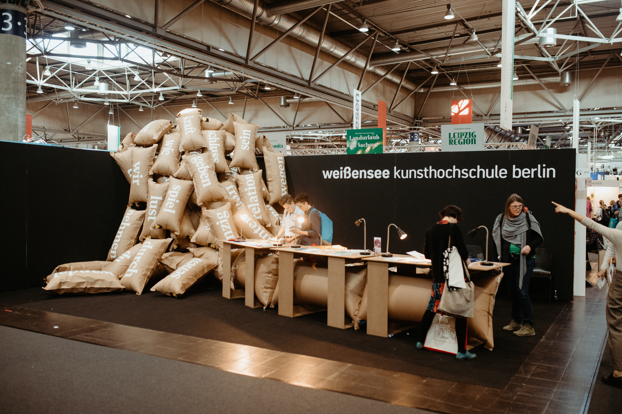 Buchmessestand, Leipzig 2019 Buchmessestand, Leipzig 2019