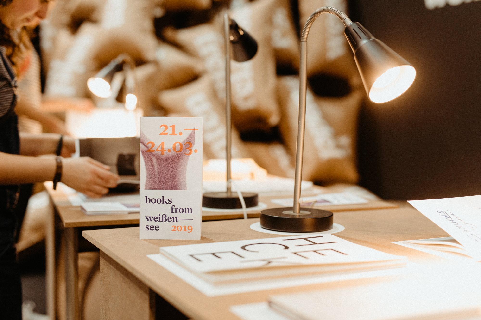 Buchmessestand, Leipzig 2019 Buchmessestand, Leipzig 2019