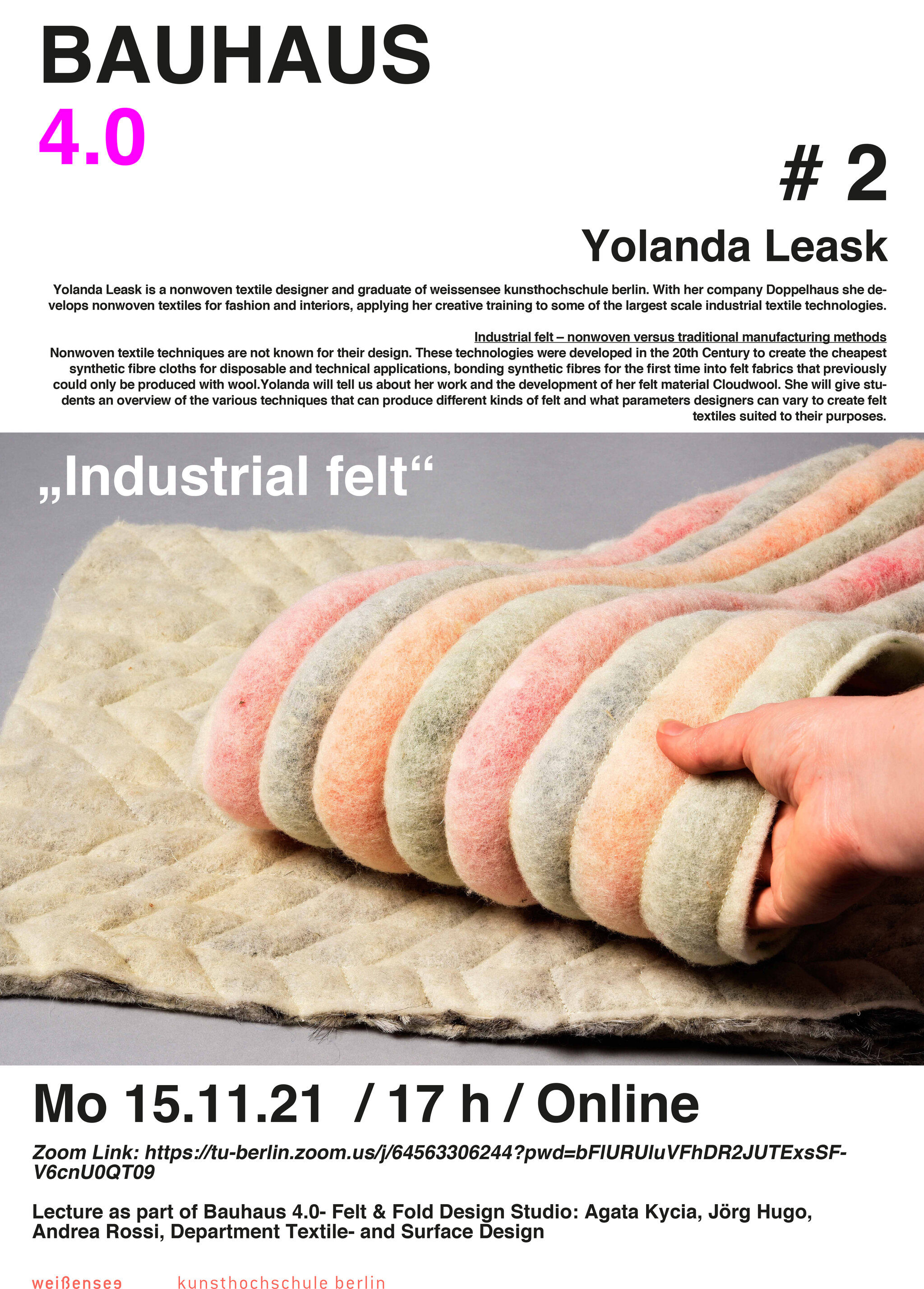 Lecture Yolanda Leask