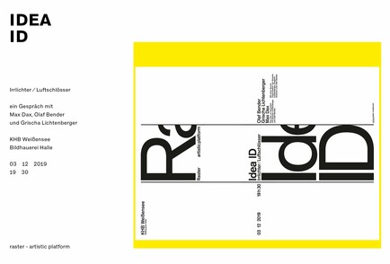 IDEA ID Artist Talk Raster artistic Platform