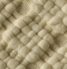 Decke gewebt mit kbT Wolle