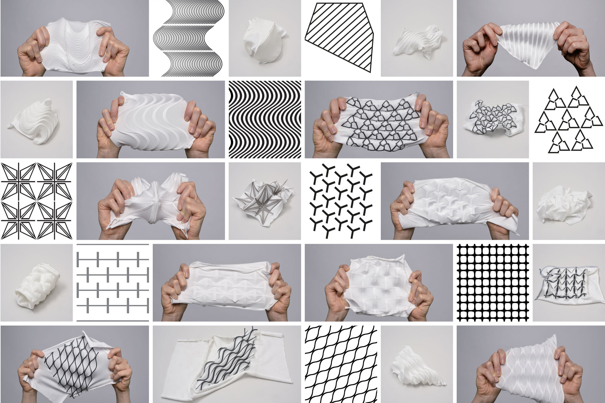 Self-Shaping Textiles Self-Shaping Textiles