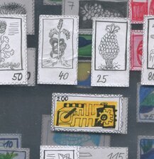 Helene Hellmich, Arbeitsplatz - 3 Briefmarken
