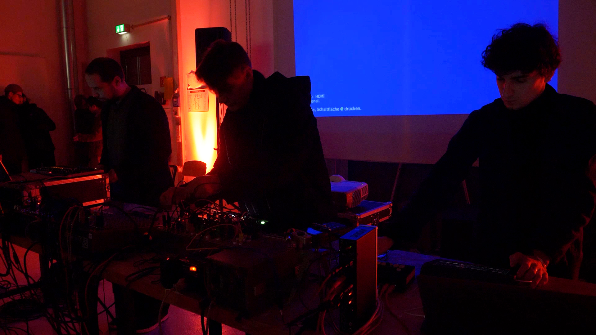 Live improvisation RASTER talk IDEA ID - Grischa Lichtenberger, Byetone and Friedrich Andreoni