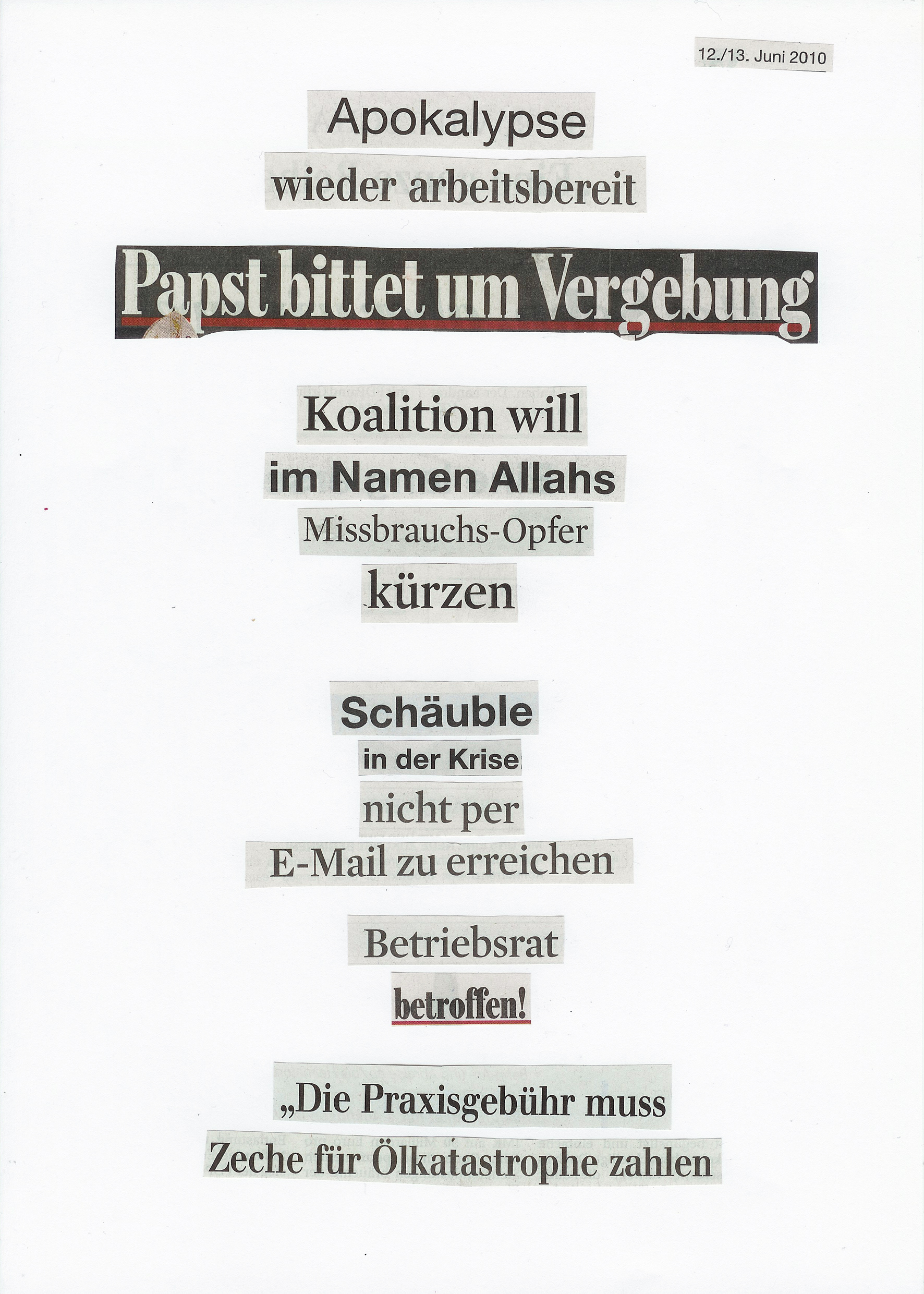 Poesie der Katastrophe | Konrad Hempel Poesie der Katastrophe | Konrad Hempel