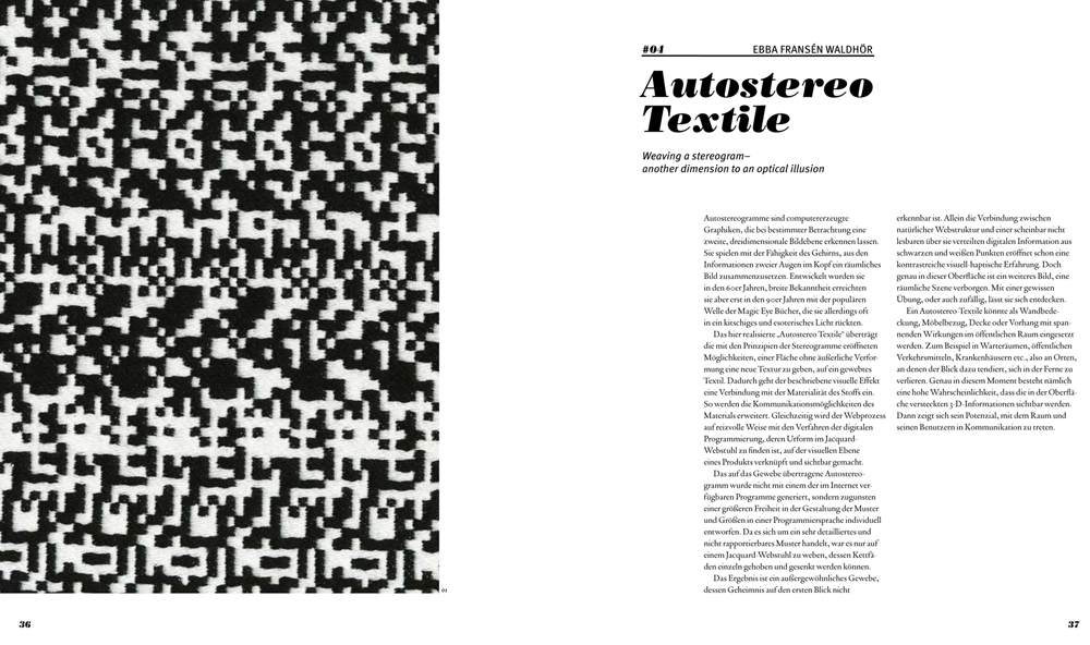 AutostereoTextile