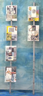 Gregor Kasper – Installationsansicht aus der Serie „Flyerwor Gregor Kasper – Installationsansicht aus der Serie „Flyerwor