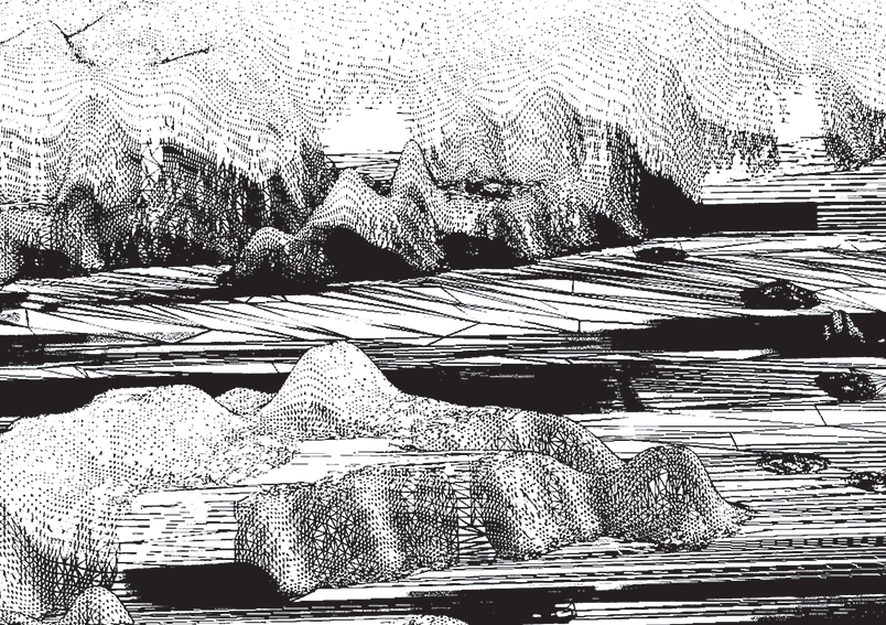 Frida Ortgies-Tonn, Detail aus "Topographische Simulation"