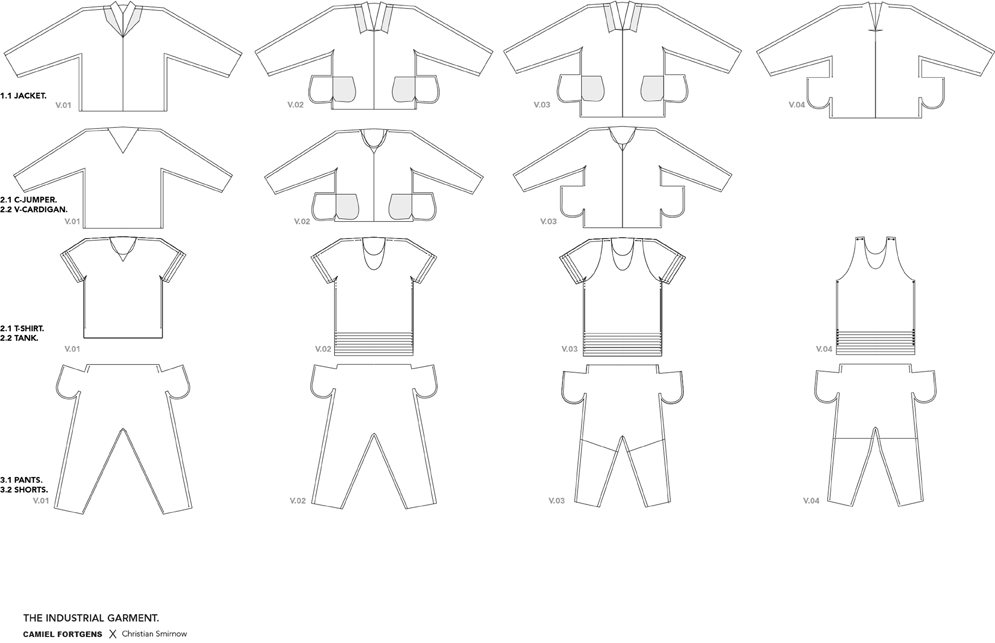 THE INDUSTRIAL GARMENT. Collection 01 THE INDUSTRIAL GARMENT. Collection 01