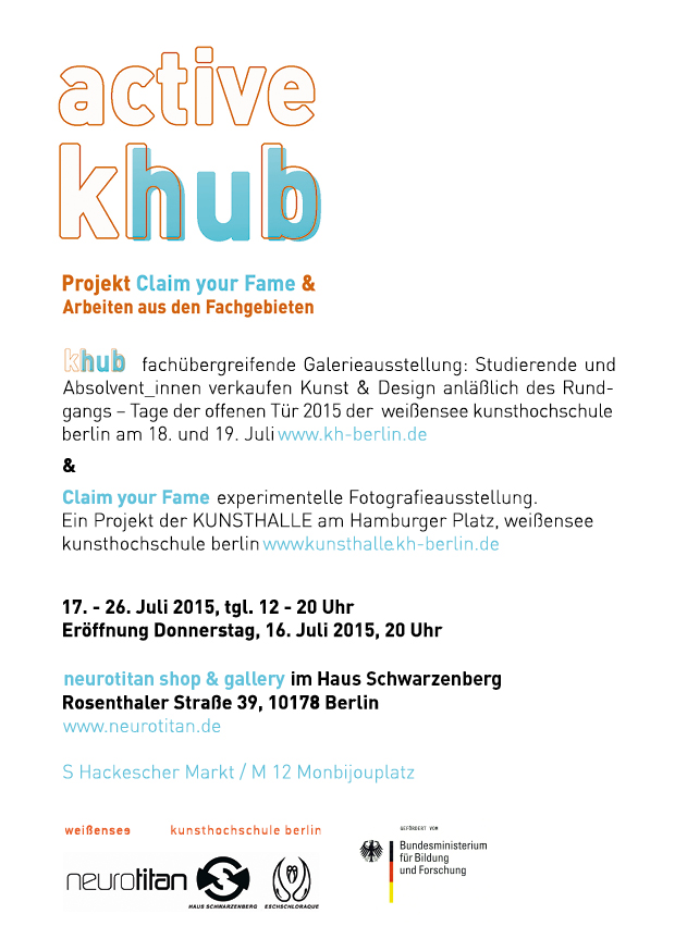 khub Einladungskarte Rück khub Einladungskarte Rück