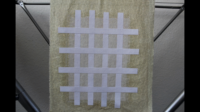 Shaping Paper_Drying of shapes