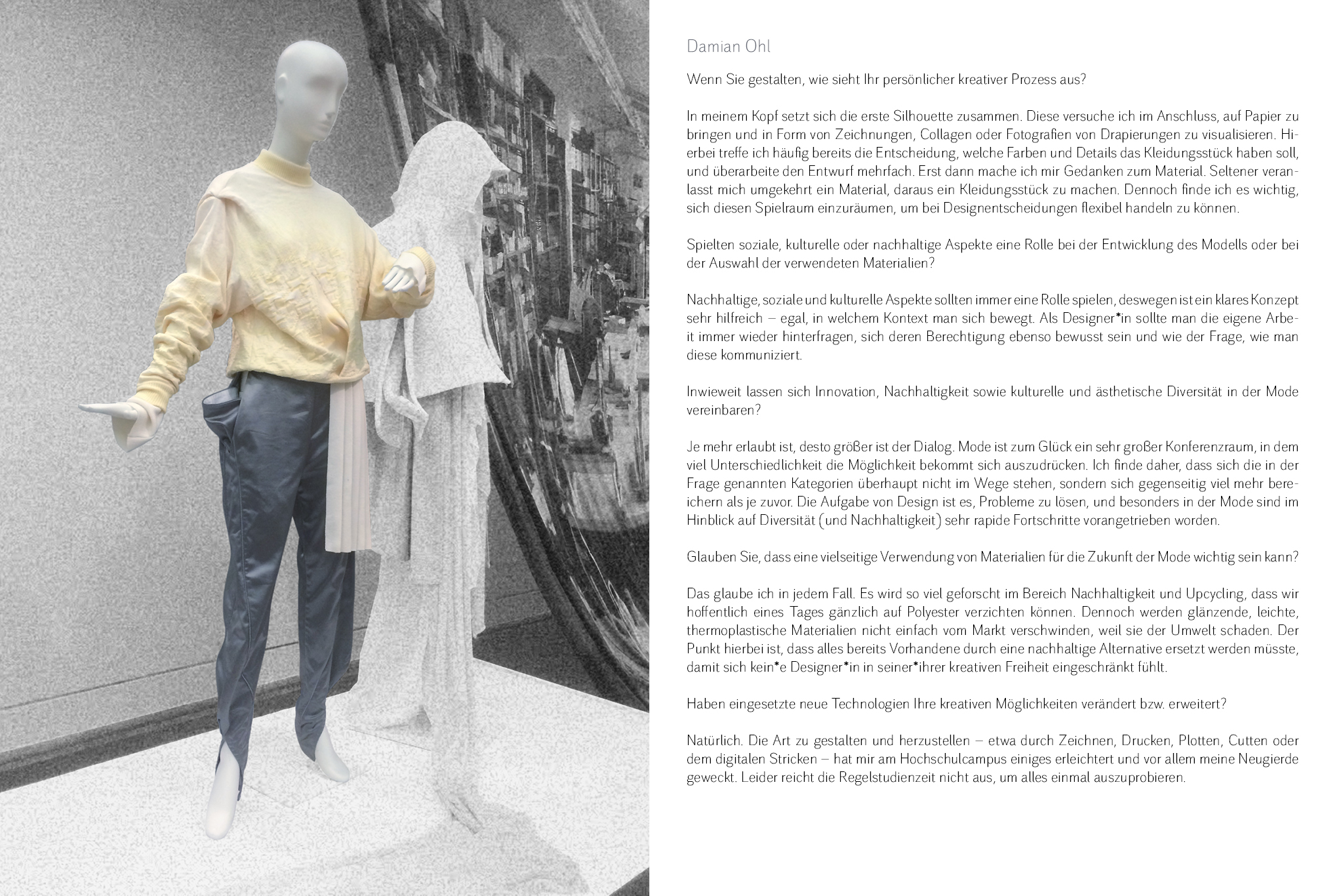 Die Designer*innen im Interview: Damian Ohl Die Designer*innen im Interview: Damian Ohl
