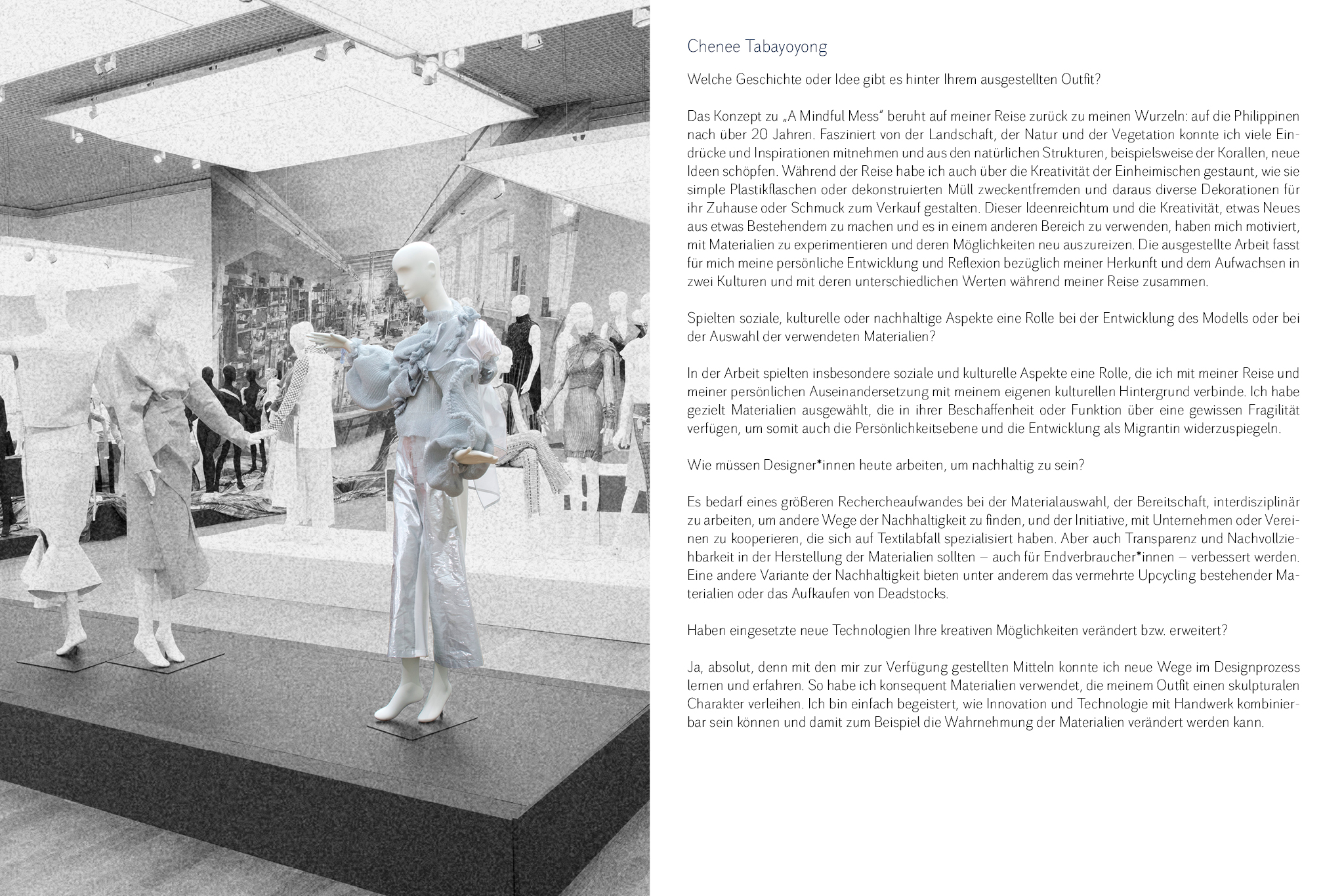 Die Designer*innen im Interview: Chenee Tabayoyong Die Designer*innen im Interview: Chenee Tabayoyong