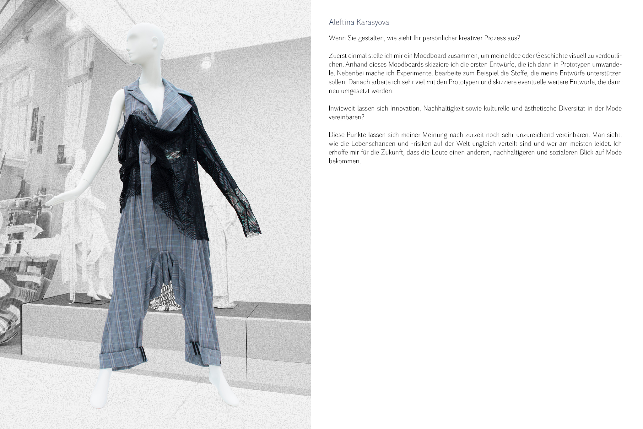 Die Designer*innen im Interview: Aleftina Karasyova Die Designer*innen im Interview: Aleftina Karasyova